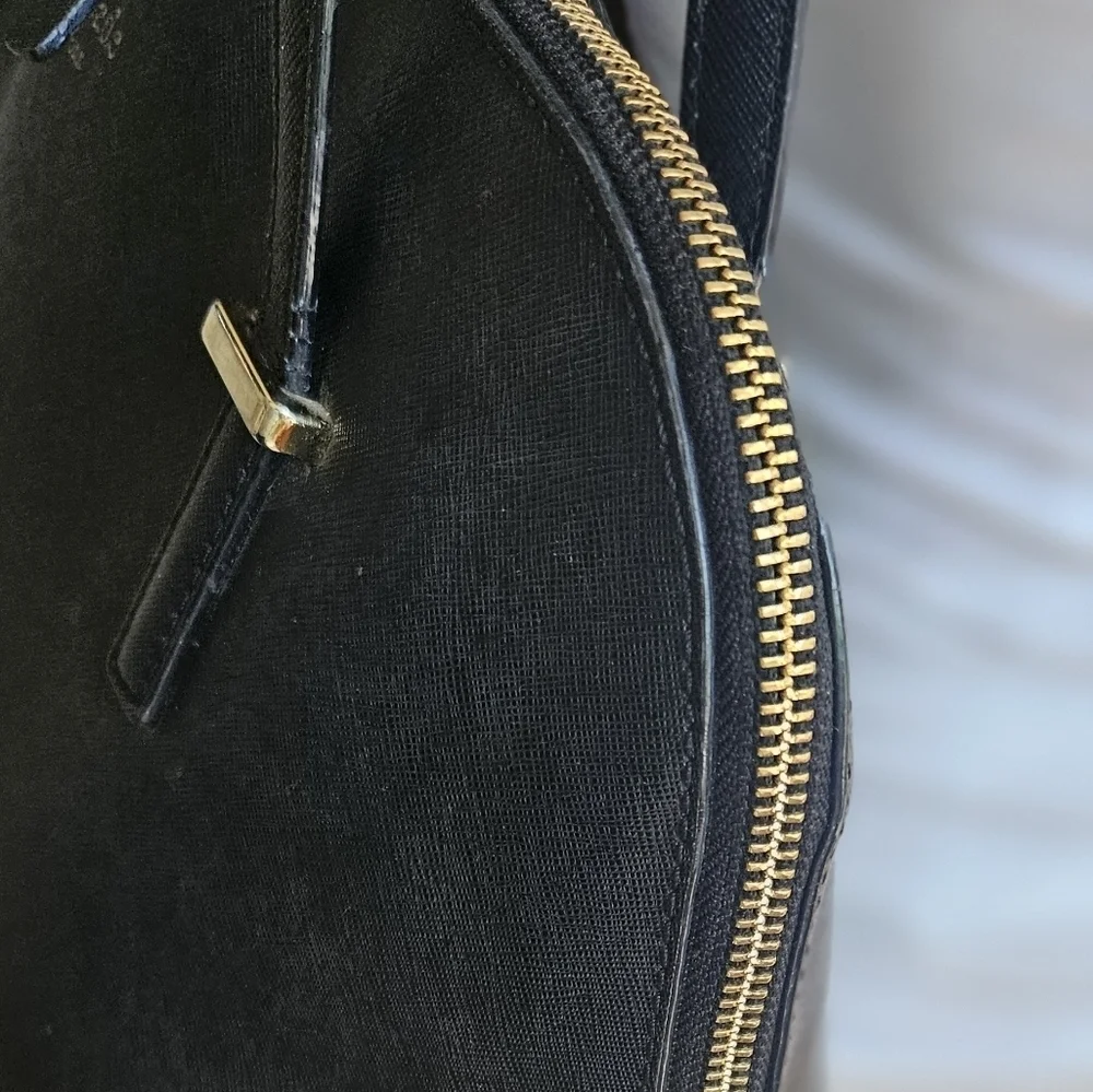 Kate Spade Black Leather Dome Grove Street Shoulder Bag